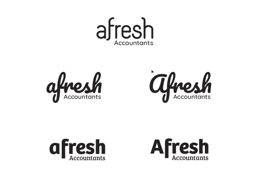 Afresh logo concept 3